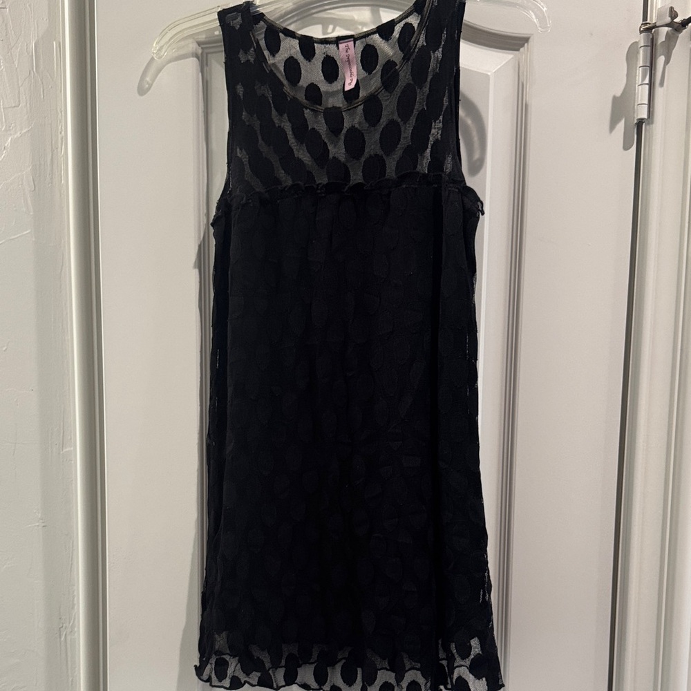 The Impeccable Pig Black Textured Tank Top